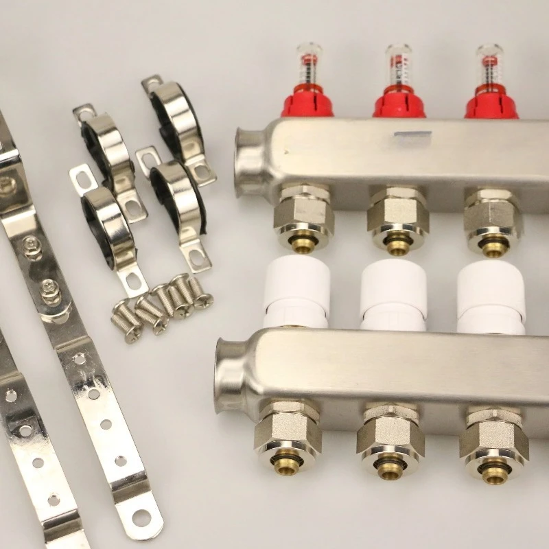 

Underfloor heating for household heating systems Distribution of stainless steel manifold Manifold Floor heating device