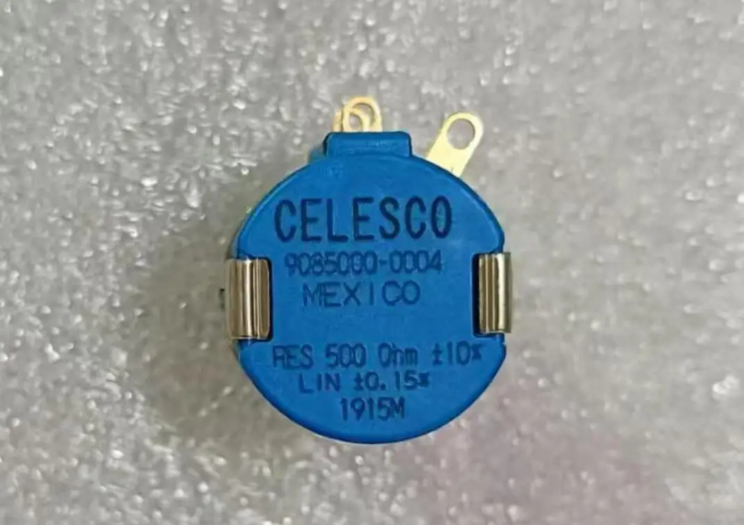 

100% NEWCELESCO 9085000-0004 500 ohms 0.15% 5-turn multi turn potentiometer shaft diameter 6.4mm