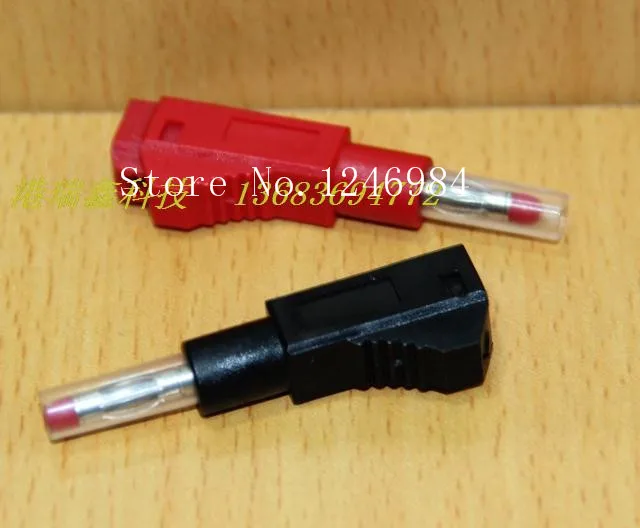 [SA]4MM Banana Plug red and black insulation test head scalable secure power connector A-1106 wire bonders--50pcs/lot