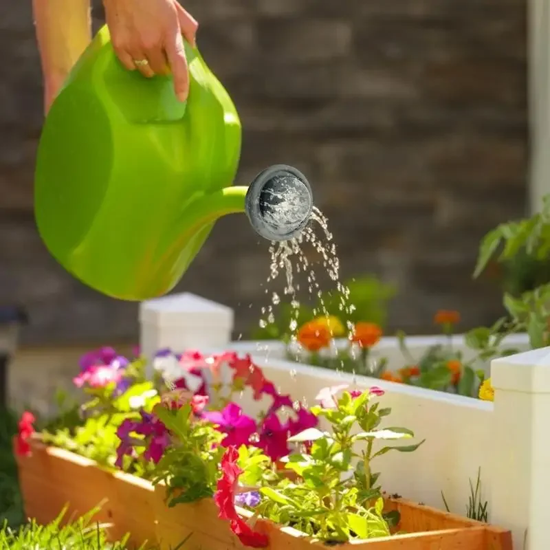 Regador bico com aspersor de água plantas e flores als jardim rega pode rosa bico