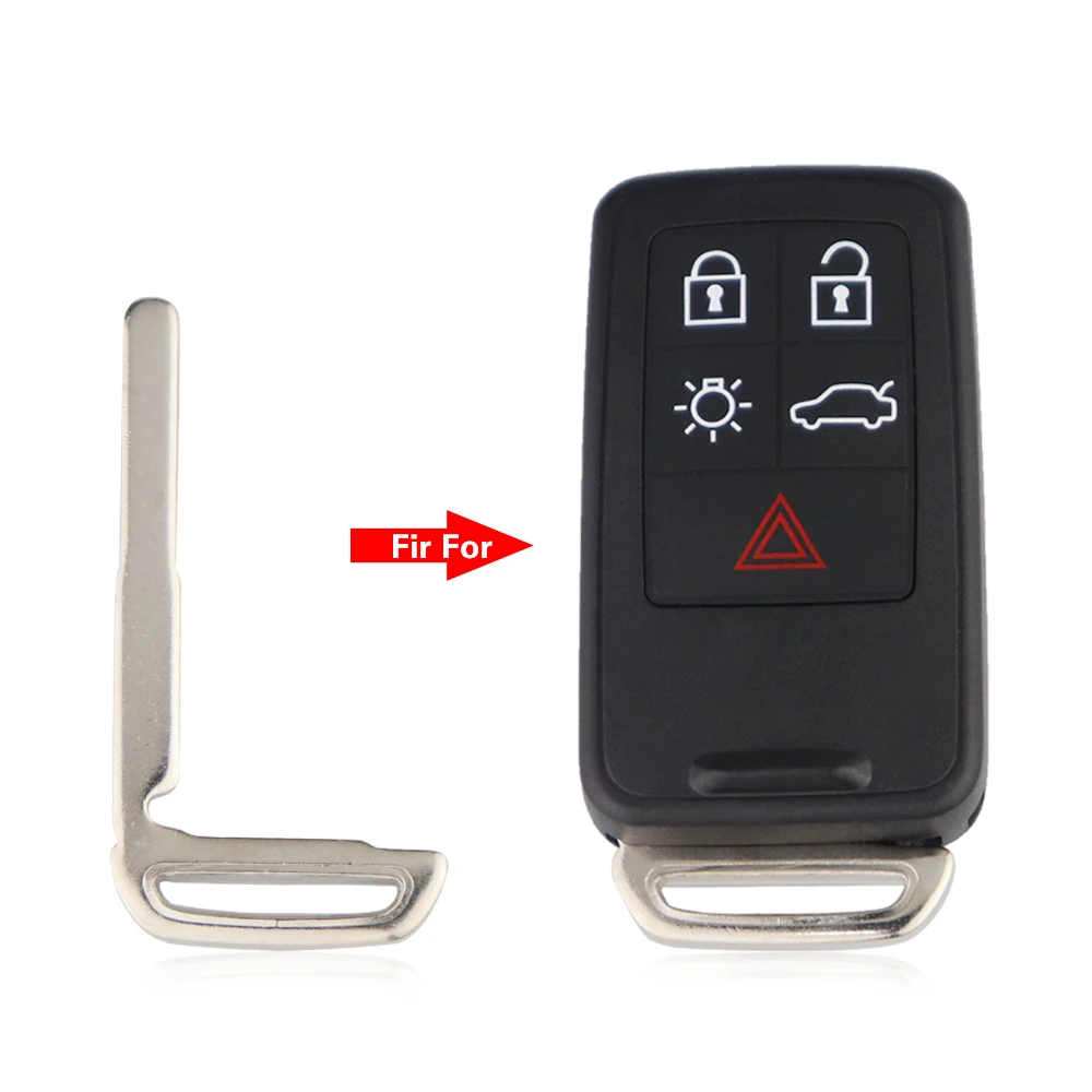 YIQIXIN Key Shell For Volvo S60 S60L XC60 S80L V60 V40 Fob Blank Case Cover Keyless Go 5/6 Buttons Replacement Smart Car Remote