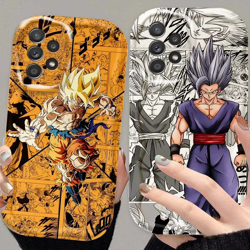 

Dragon Ball Dueler Cool For Samsung A73 A72 A71 A56 A55 A54 A53 A52 A51 A32 A36 A26 A25 A13 A14 5G Wave Oil Phone Case