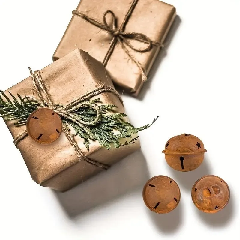 13 pcs Retro Metal Craft Bells with Metal Iron Material, ideal for Rustic Party Decor and Home Door Decoration