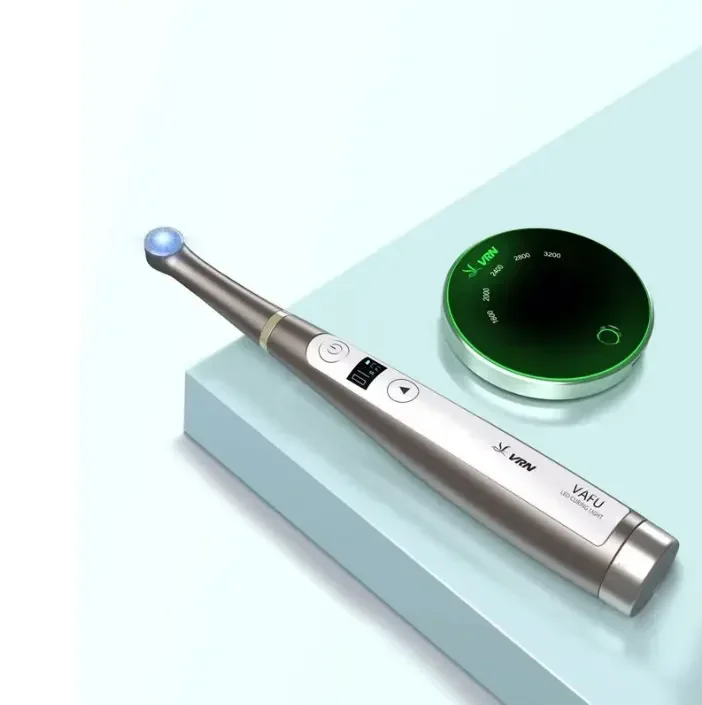 

VAFU Беспроводная светодиодная полимеризационная лампа для обнаружения кариеса 1-секундная полимерирующая лампа