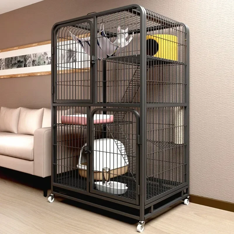 

Cat Cage Villa Three Floor Super Free Space Cat Cage Luxury Pet House