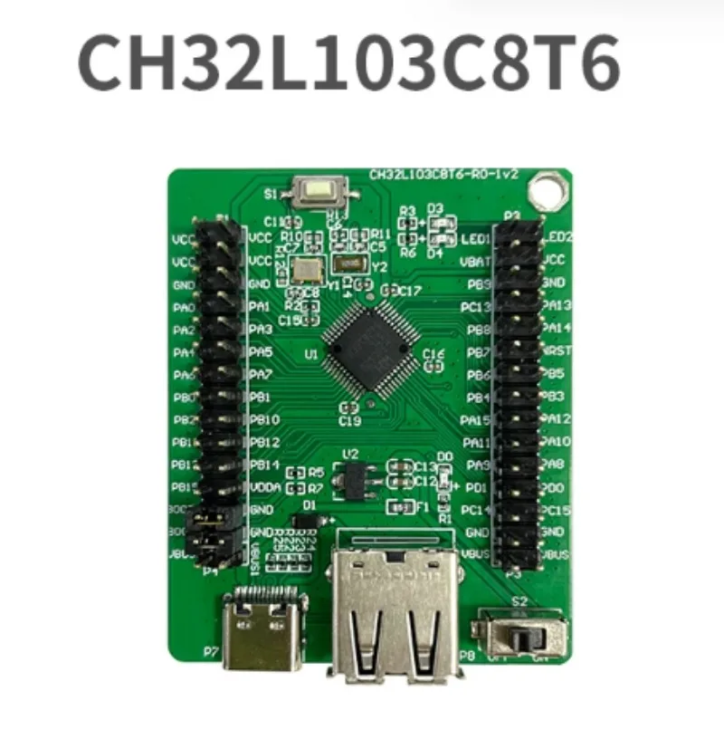CH32L103 Development Board CH32L103C8T6 Evaluation Board PDUSB Low-Power RISC-V Microcontroller view 3