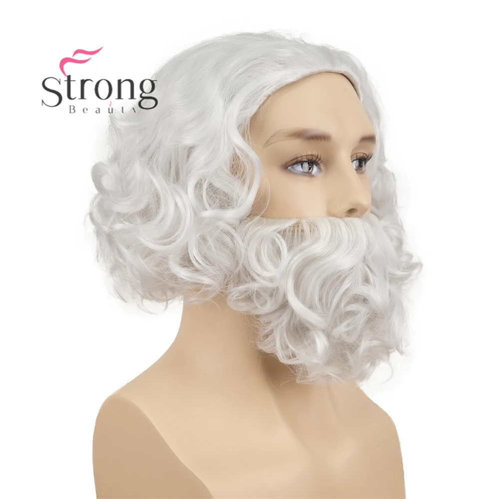 sachin and babi light blue dress Gray Old Man Wig for Marx Fancy Dress Costumes & Outfits Accessory
