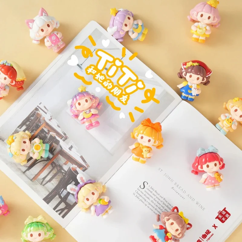 صندوق أعمى Titi And His Friends V.2 - صندوق غامض صغير مصنوع يدويًا من الخرز المفاجئ لهواة جمع الألعاب العصرية