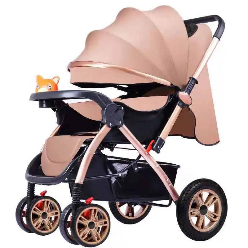 

Baby Summer Stroller Lightweight Infant Stroller With Compact Fold Multi-Position Recline Canopy With Pop Out Sun Visor