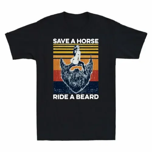 Save  Horse Ride  Berd Vintge Funny Men Short Sleeve T-Shirt Cotton Tee Gift