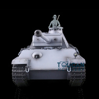 Gifts 2.4G Heng Long 1/16 Gray 7.0 RC Tank Plastic German Panther G RTR Model 3879 TH17509-SMT4