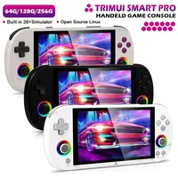 Trimui Smart Pro 4.96''IPS Screen Handheld Game Console Retro Video Game 128G 256G Linux System Joystick RGB Light 13000+ Games