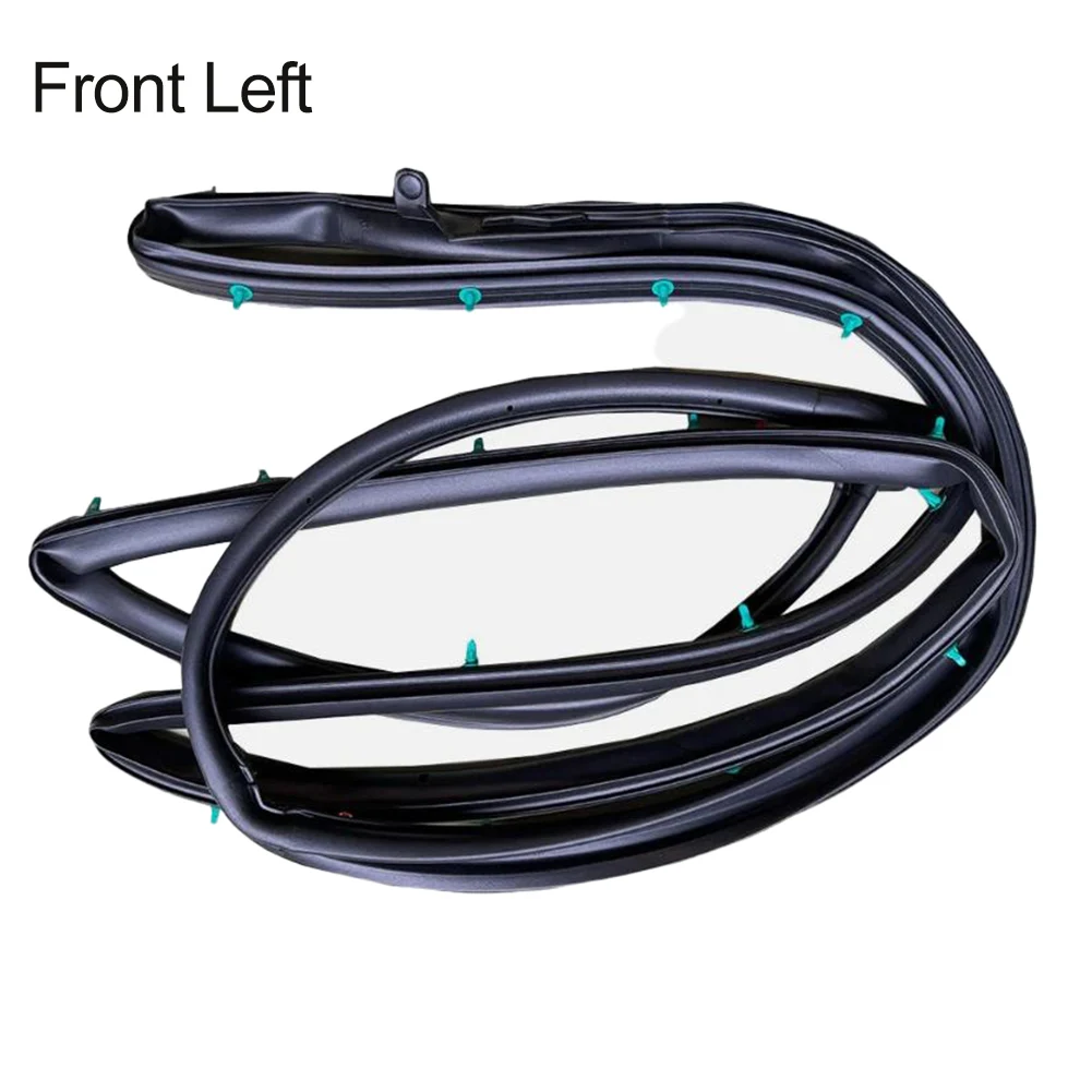 Veloster 2012-2017 Car Door Sealing Strip Rubber Weather Seal Trim Direct Replacement Part for Front Rear Placement