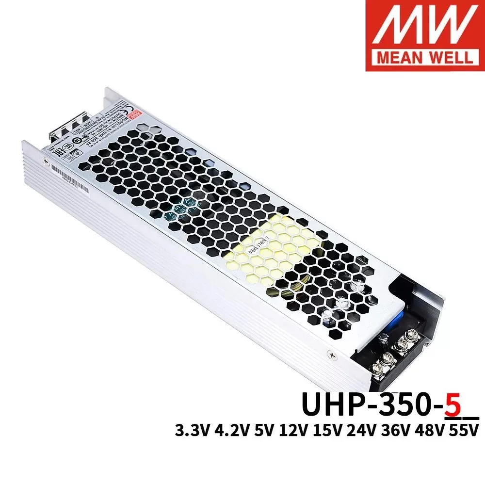 

MEAN WELL UHP 350 Series 350W 3.3/4.2/5/12/15/24/36/48V Slim Type with PFC Switching Power Supply POE For LED Screen Display