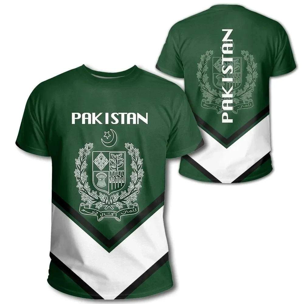 Proud of Pakistan Flag T Shirt for Men Patriotic Pakistani Emblem T-shrit Unisex Women Tops Tee Fashion Streetwear Short Sleeve