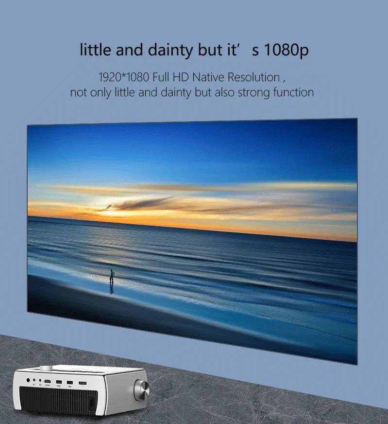 Factory Custom LCD Projector Mobile Phone Home Theater Cinema Mirroring