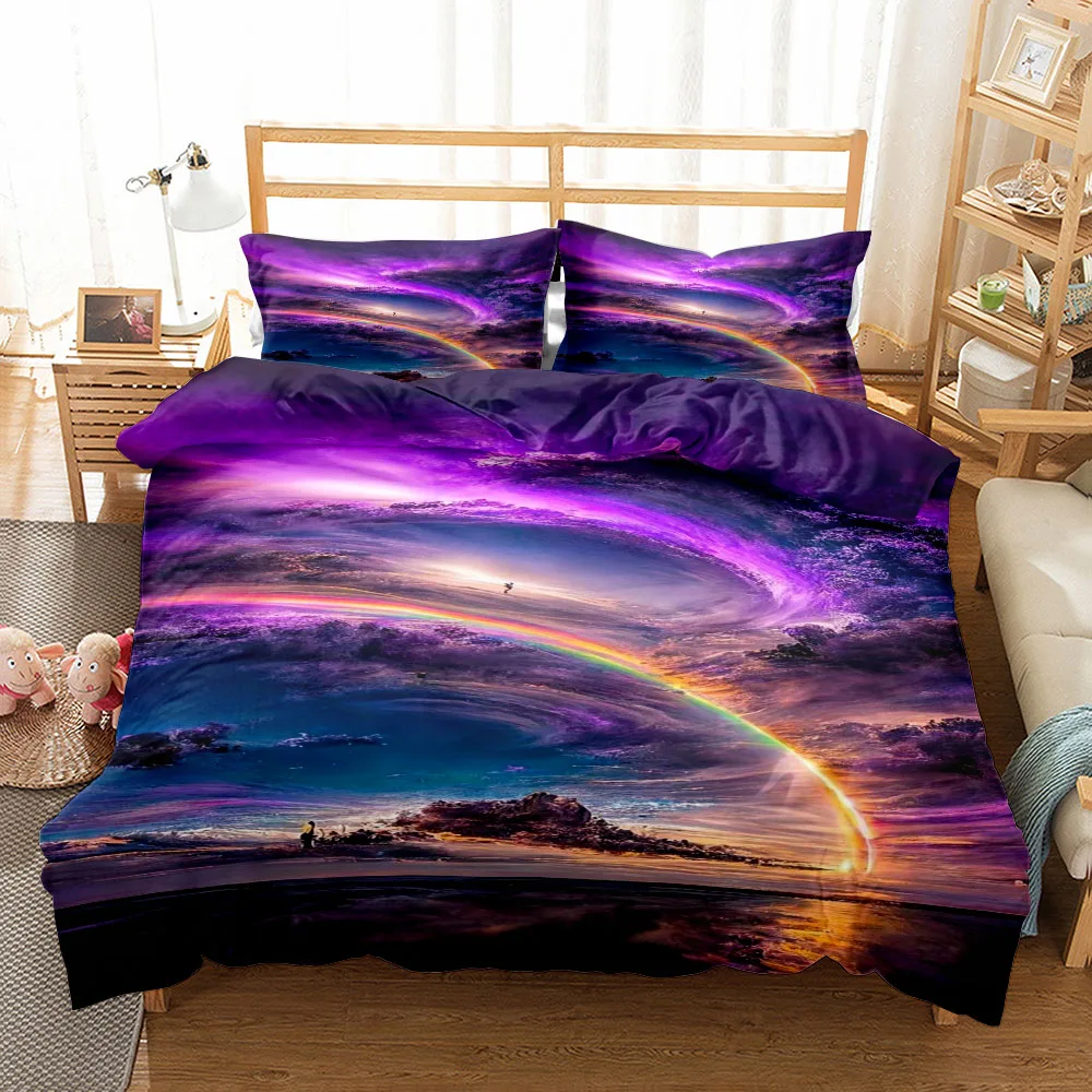 

My First Cloud Duvet Cover Set King Queen Double Full Twin Single Size Bed Linen Set