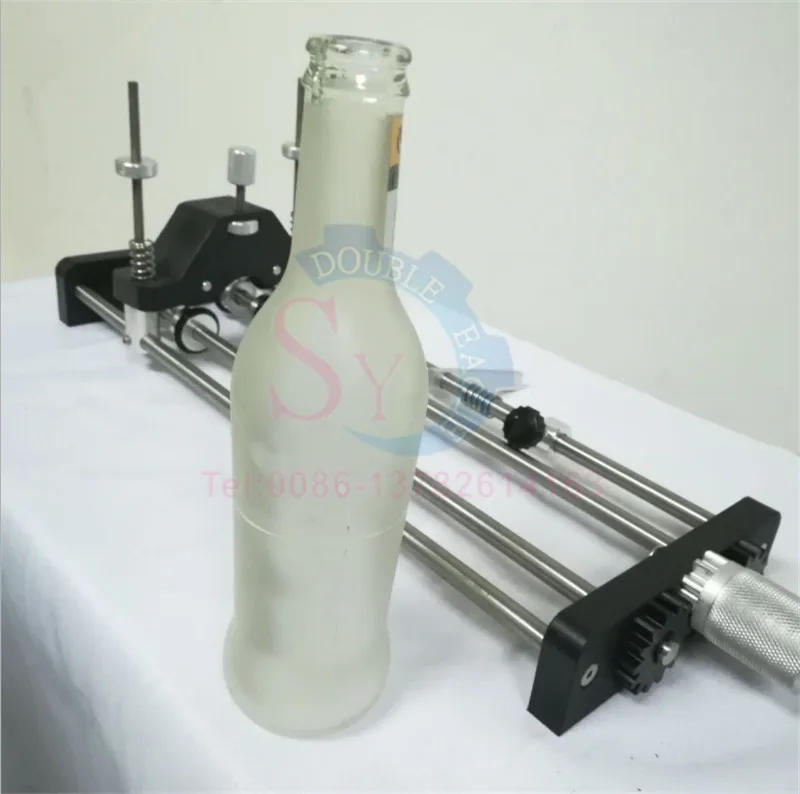 سكين يد قابل للتركيب من الفولاذ المقاوم للصدأ بتصميم جديد لعام 2022 لزجاجة زجاجية مستديرة قاطع يدوي أداة قطع زجاجات النبيذ اليدوية ذاتية الصنع