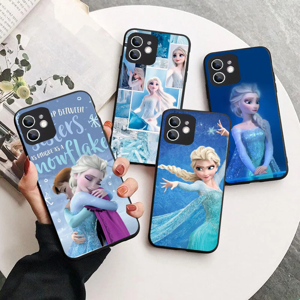 SJ-32 Frozen Elsa Silicone Case for Huawei  Mate 20 P20 P30 P40 Y7A Y7 Y9 Y8P Y8S Y9S Lite Pro