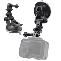 Suction Cup Mount Car Glass Vehicle Windshield Holder For GoPro Hero 13 12 11 10 Insta360 X3 X4 DJI OSMO Action 5 Pro Camera
