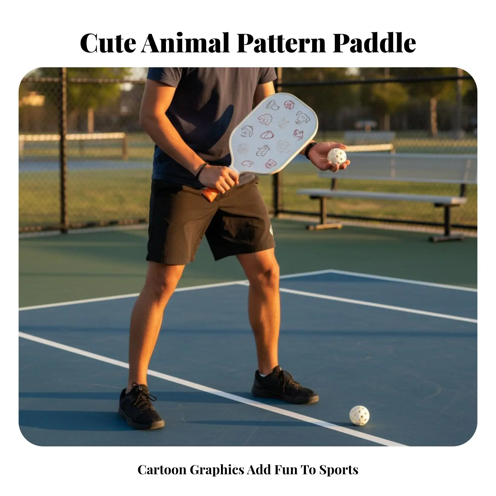 

Pickleball Paddle Shock Absorption Carbon Fiber Pickleball Racket Hexagonal Grid Interior Paddle Anti-Slip Grip Sports Equipment