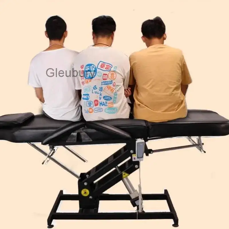 Beauty Lift Massage Tables Electric Multifunctional Adjust Iron Massage Tables Comfort PU Leather Furniture Mesa De Masaje MH