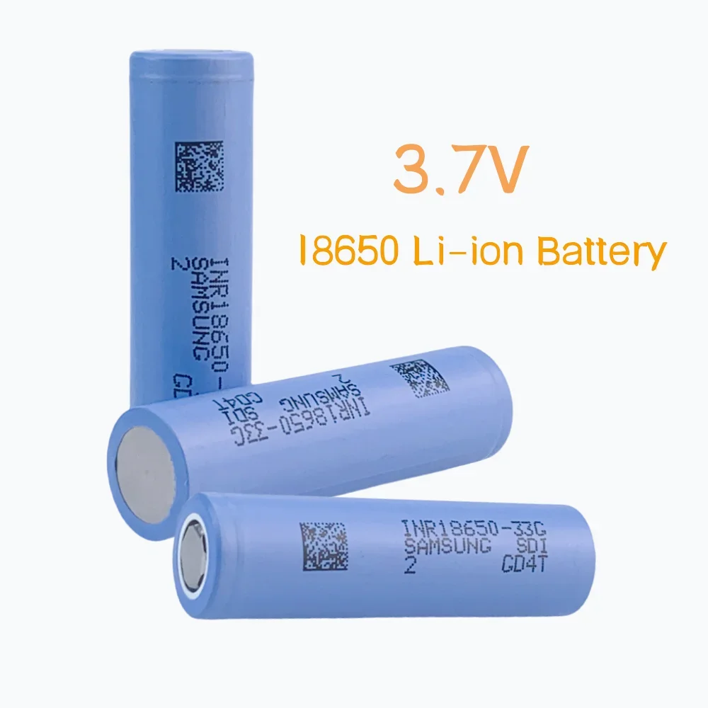 3.7V 3300mAH 33G 18650 lithium-ion battery, suitable for electric vehicles, electric tools, drones, model aircraft, etc