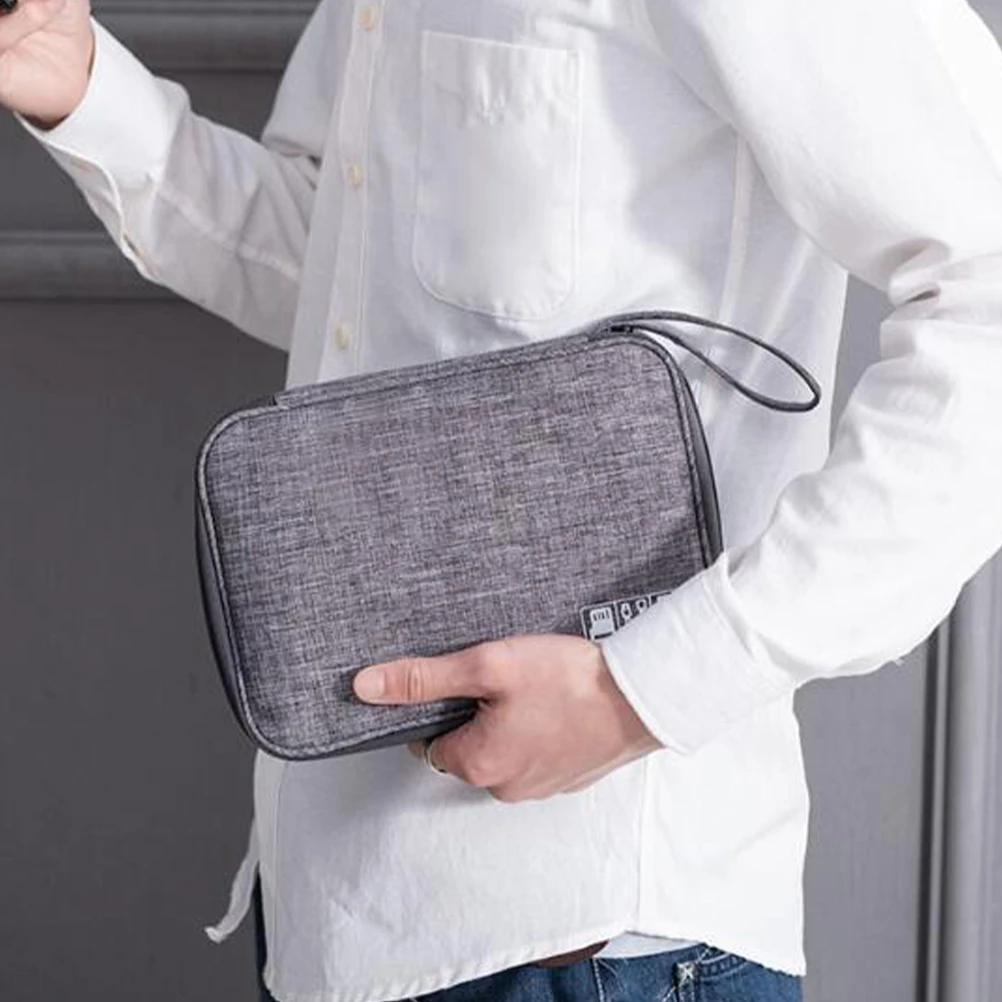 

Digital Tool Cable Storage Bag Portable Packing Bag for Mouse Earphone Travel Daily Use Durable Sturdy Construction Easy