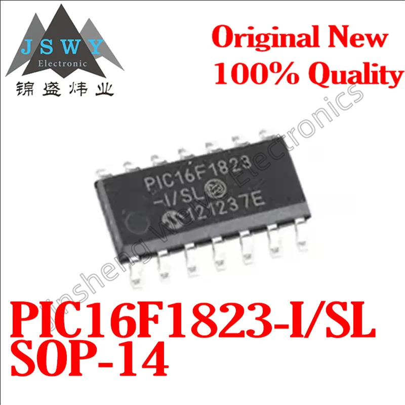 

(5/20PCS) PIC16F1823-I/SL PIC16F1823 PIC16F1823I SOP-14 Package 100% original Stock 8-bit Microcontroller Chip original Stock
