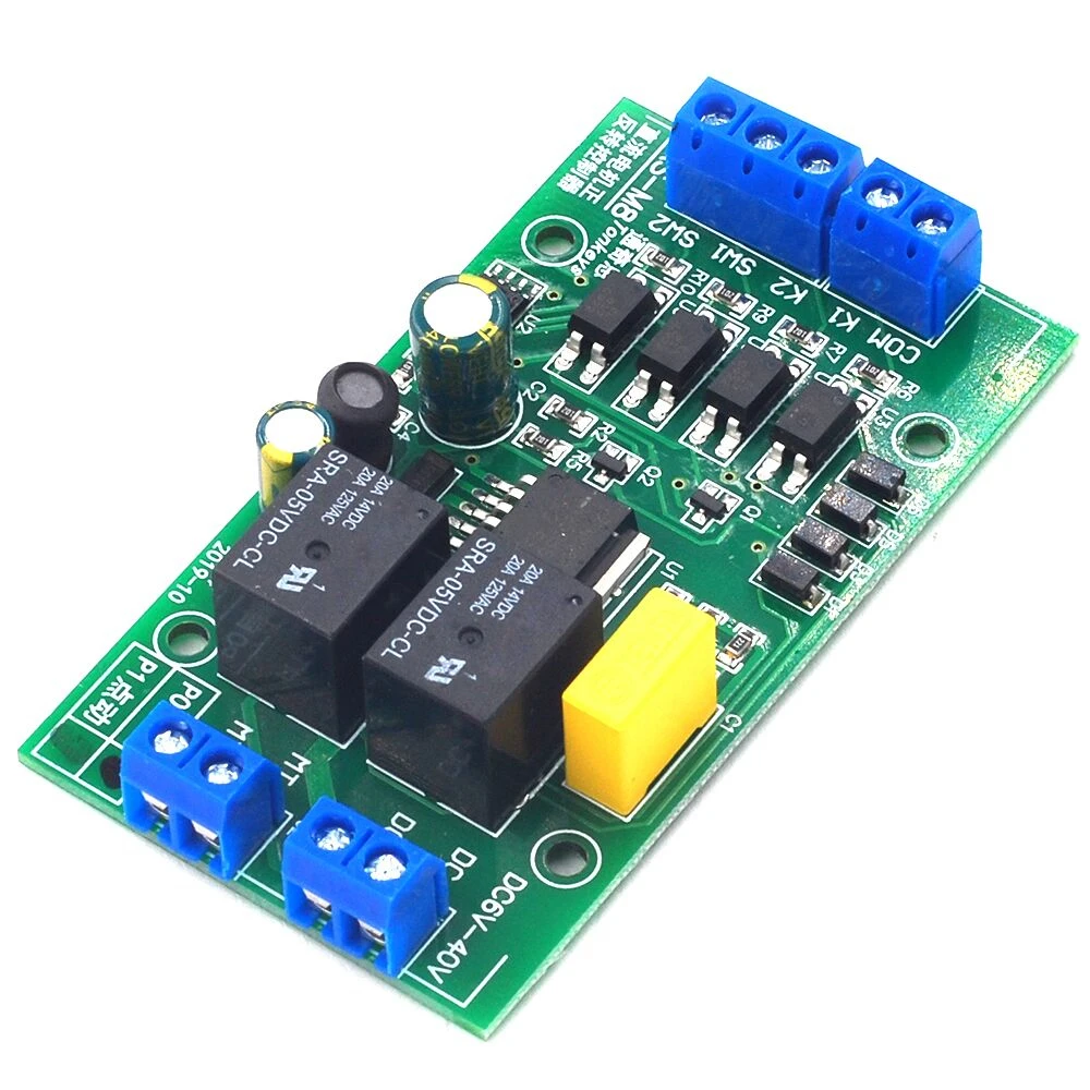 DC 6V 12V 24V DC Motor Forward and Reverse Controller 20A High Current with Limit Relay Driver Lifting Control Board