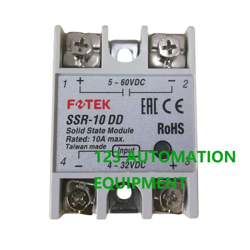 Authentic New FOTEK SSR-05DD 10DD 25DD 50DD 75DD  SSR-25DD-H Solid State Relay Module 5A 10A 25A 50A 75A  dc dc