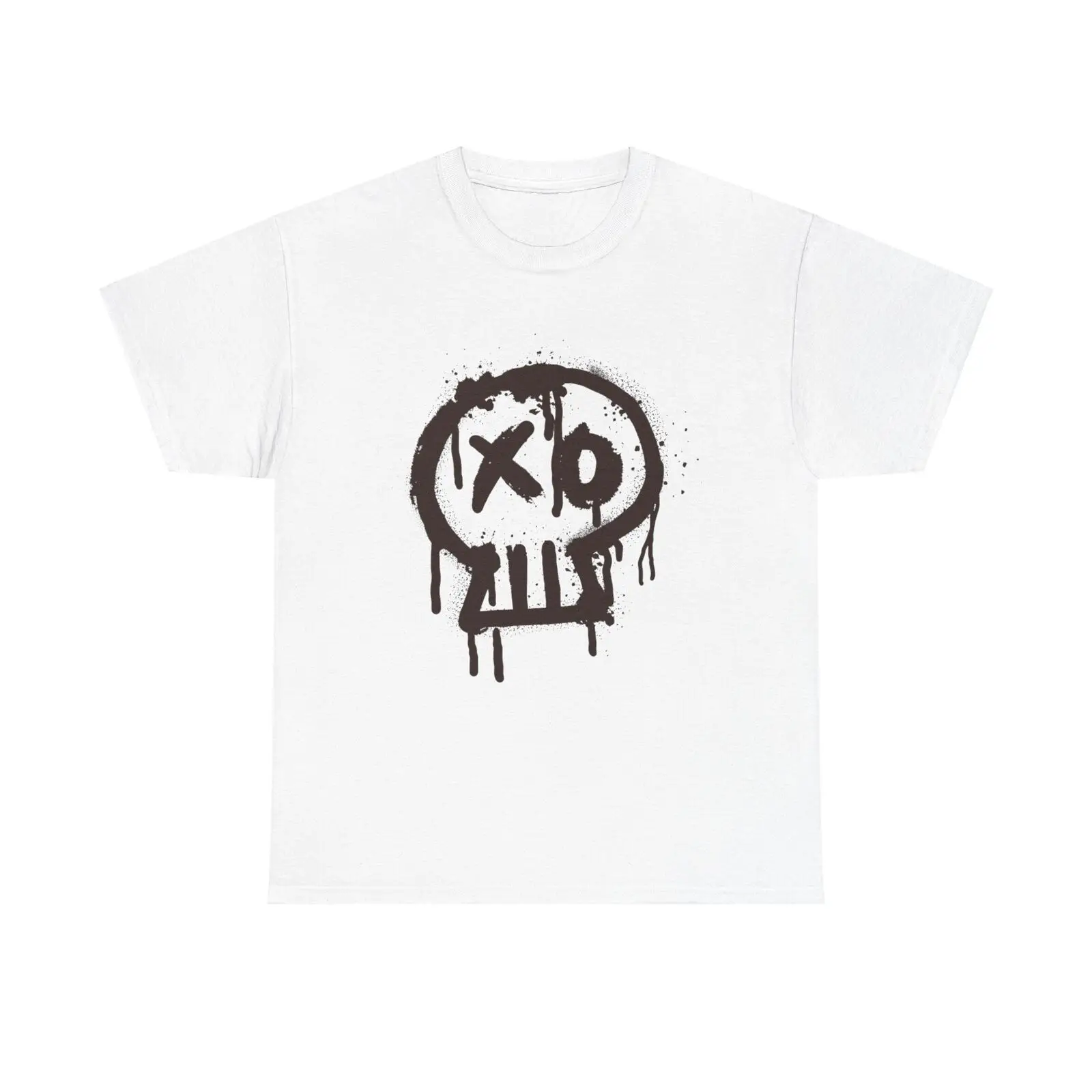 

Stencil Skull T-Shirt - punk rock grunge street art graffiti urban edgy minimal