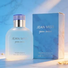 100ML JEAN MISS Brand Men's Perfume - Light Blue Intense Edition - Export Perfume Wholesale - Long-lasting Light Perfume