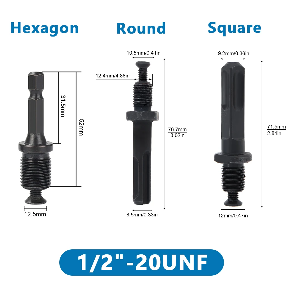 Drill Chuck Adapter 1/2\