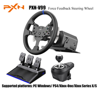 PXN V99 3.2Nm Force Feedback Racing Wheel Simulator Gaming Steering Wheel For PC Windows 7/8/10/11,PS4,Xbox One,Xbox Series X/S