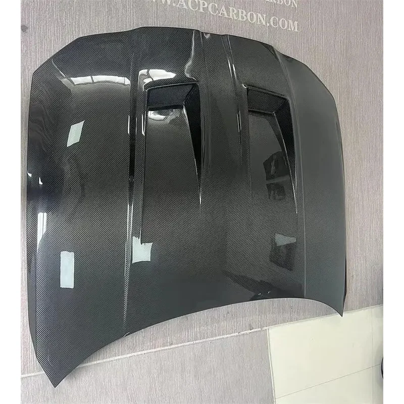 جزء السيارة الكربون الجاف IND نمط بونيه هود G80 M3 G82 M4 2022 غطاء المحرك Peect الإعداد #3