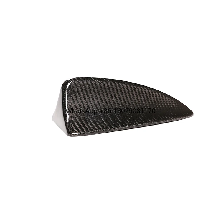 For BMW 5 Series E60 2004-2010/E61 2003 -2008 Real Carbon Fiber Exterior Accessories Roof Shark Fin Antenna Trim Cover Panel