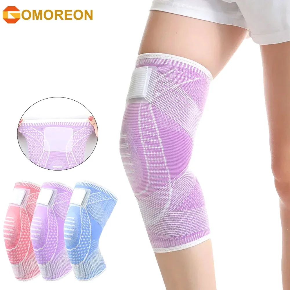 

Knee Brace Support for Women & Men Knee Compression Sleeve with Strap for Knee Joint Pain Relief, Arthritis, Meniscus Tear, ACL