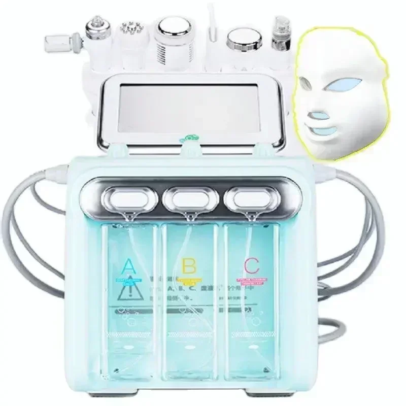 7 in 1 Hydro Dermabrasion Facial Machine Water Oxygen Skin Cleaning lifting Professional Aqua Peeling Beauty Device