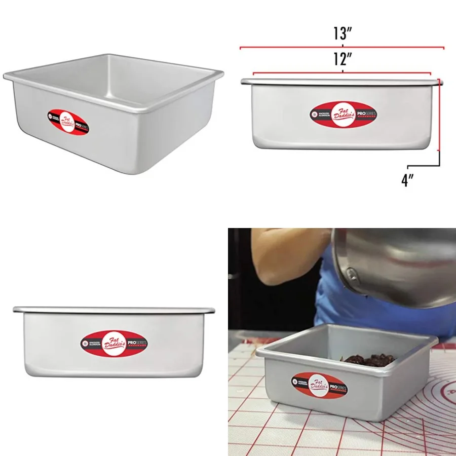 

Anodized Alumum Square Cake Pan