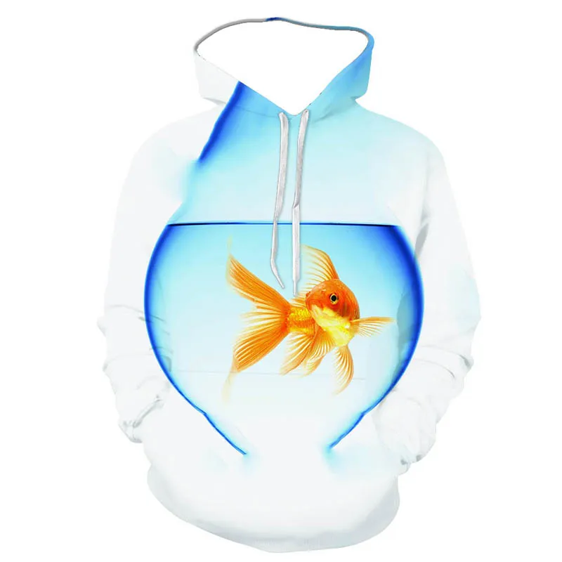 Goldfish Ocean Fashion Style 3D Printed Hoodies Unisex Pullovers Hoodie Casual Sweatshirts Street Top Tracksuit