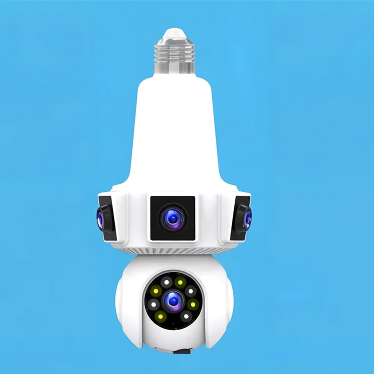 V380Pro APP 4MP Dual Lens Full Color Wireless PTZ IP Dome Camera AI Humanoid Detection Home Security CCTV Baby Monitor