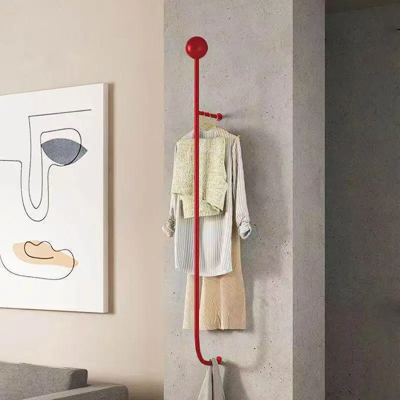 

Wall Luxury Coat Racks Clothes Space Saving Organizer Open Living Room Display Hotel Coat Racks Bedroom Perchero Home Furniture