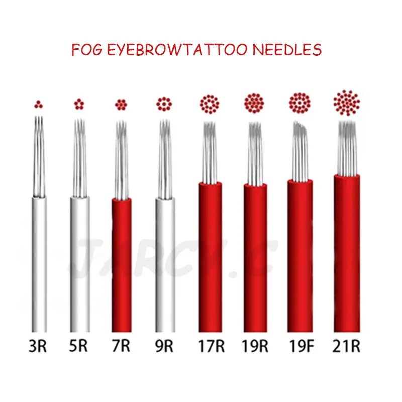 Permanent Makeup Blade Shading Round  Tattoo Needle for Manual Pen Round R3 R5 R7 R9 R21 Makeup Blade Shading Fog Eyebrow