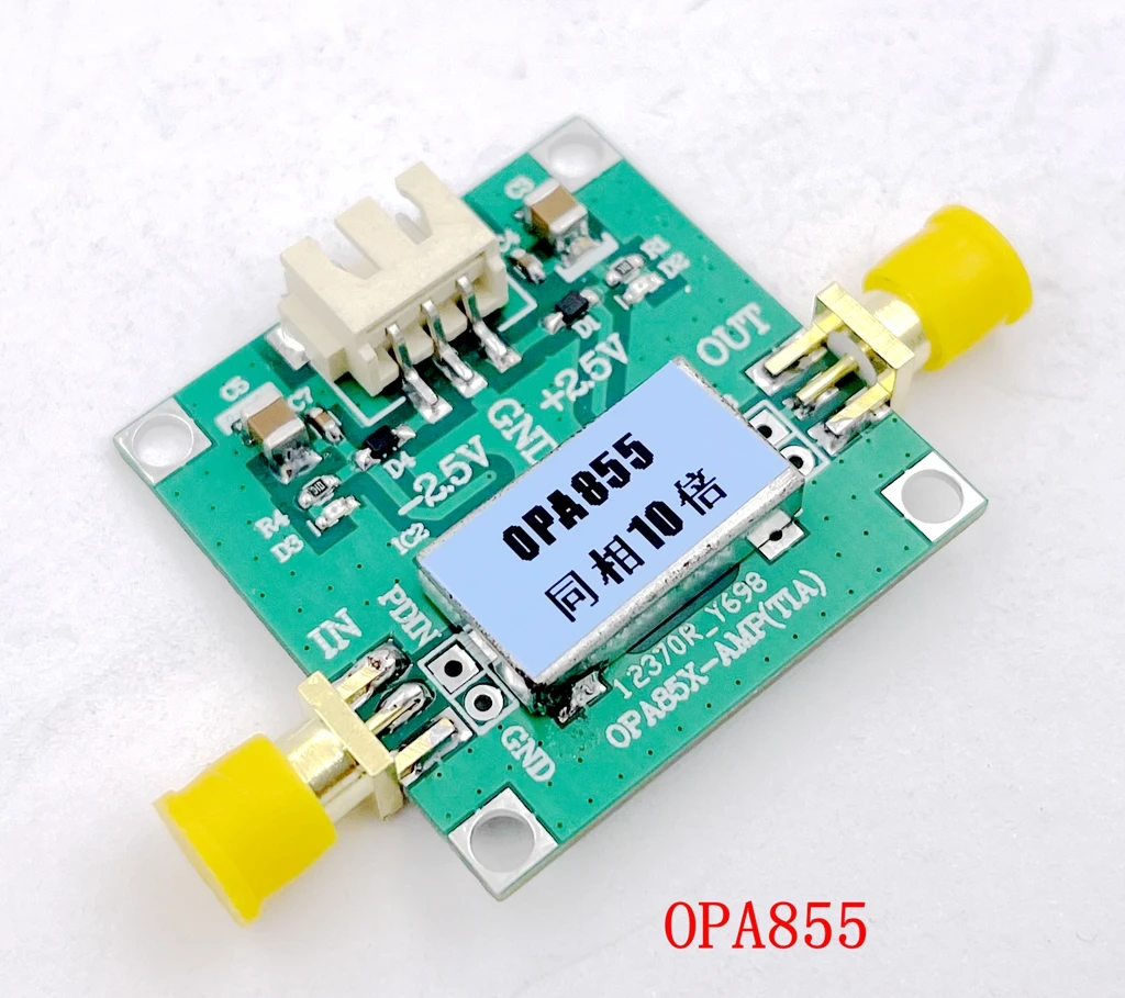 

OPA855 8GHZ Wideband Low Noise Operational Amplifier Transimpedance Voltage Amplifier