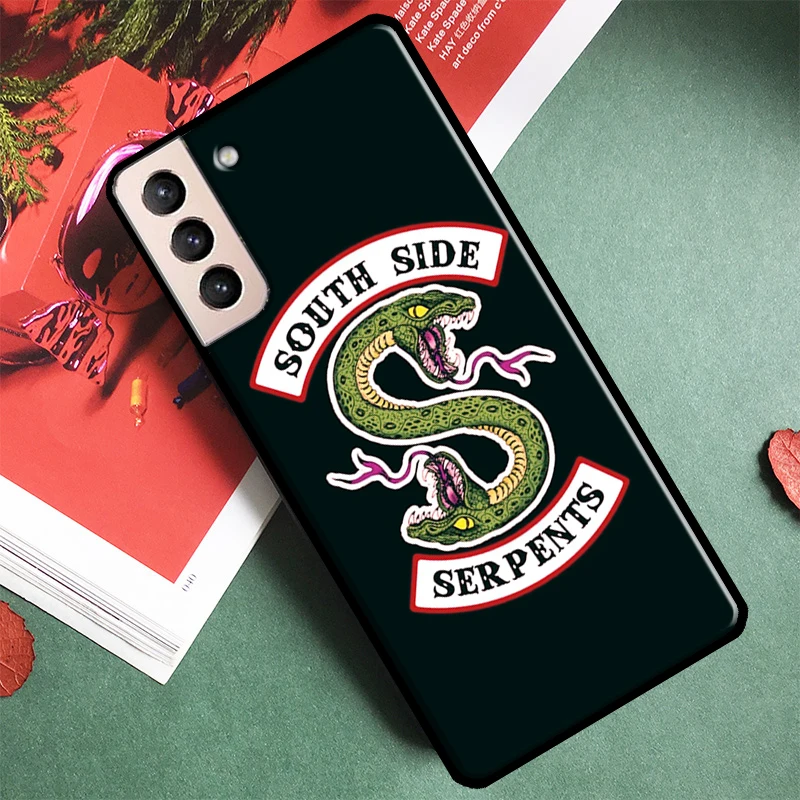 Riverdale South Side Serpents Case For Samsung Galaxy S21 S22 S23 Ultra S20 FE Note 20 Ultra S8 S9 S10 Note 10 Plus Cover