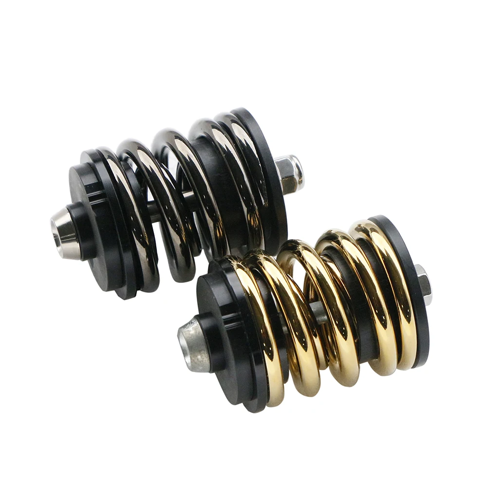 BMX Folding Bike Double Layer Rear Shock Spring Suspension Screw Rod Rear Shocks Absorber For Brompton Bike