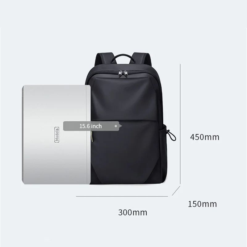 New Minimalist Backpack High-quality Computer Bag Business and Leisure Unisex School Waterproofing Membrane Laptop