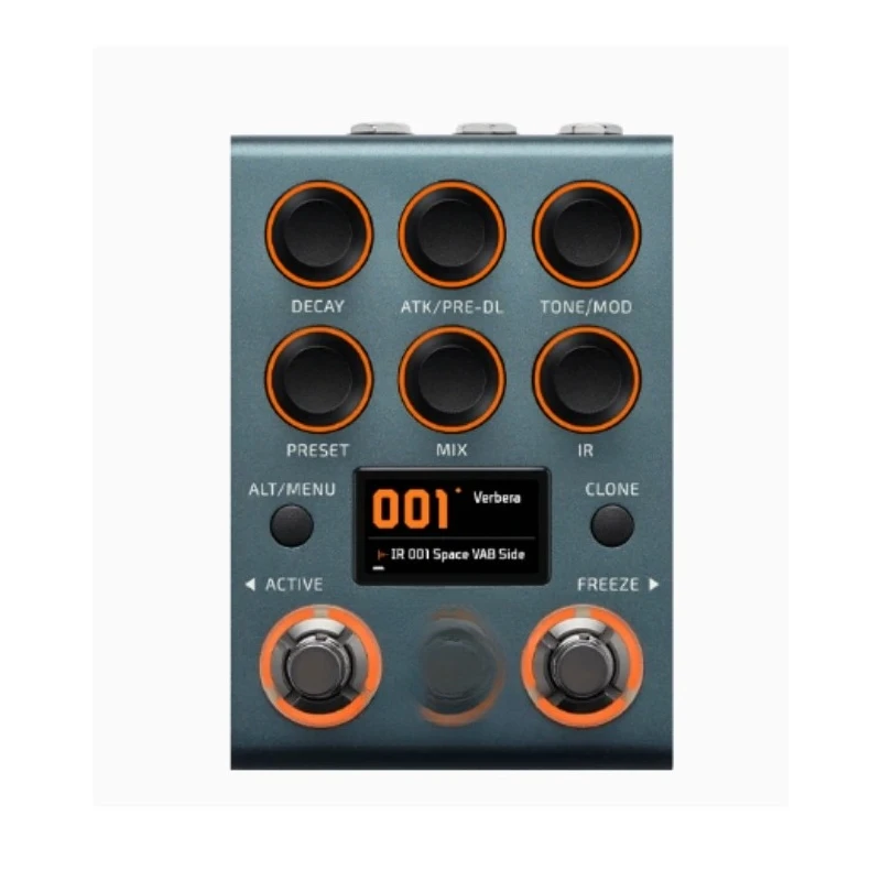 Electric Guitar Effects Pedal Convolution Reverb Delay Single Block Bass Multi IR Sampling