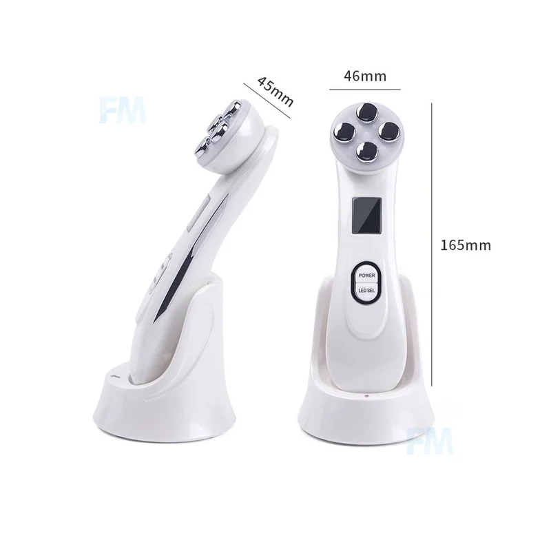 Electroporation RF LED Photon Face Lifting Apertar Remoção Rugas Cuidados Com A Pele Rosto Massageador Rádio Frequência Beleza Dispositivo